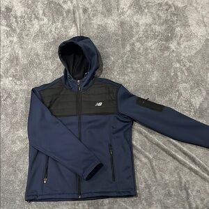 New Balance Men's Navy and Black Jacket